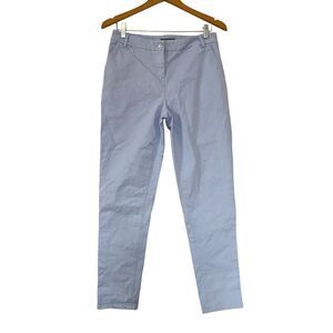 Laura Ashley Light Blue Tapered Trouser Pants
